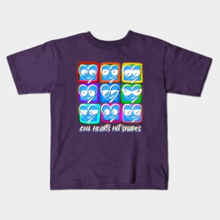 Cool Hearts Hot Shades Kids T-Shirt